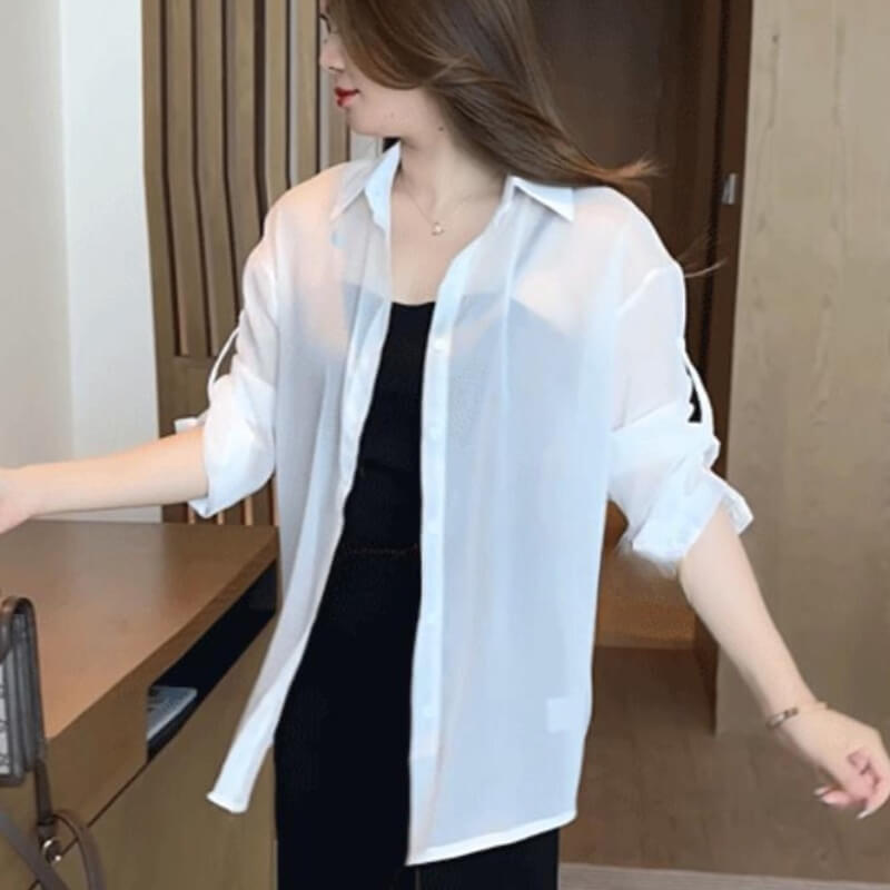 2024 Sommer Neues, stilvolles Sonnenschutz-Chiffonhemd ✨Kaufen Sie 2 Stück mit kostenlosem Versand✨