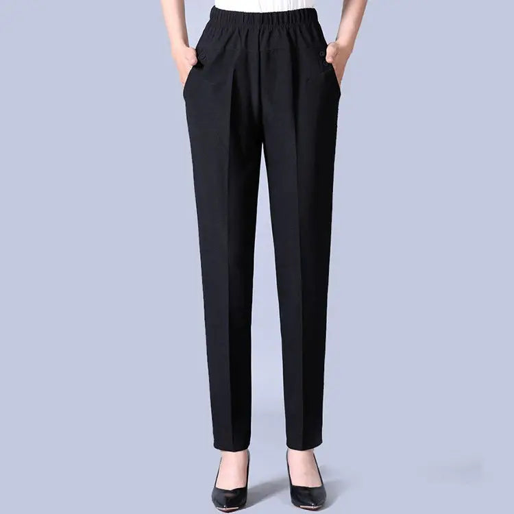 Stilvolle Plüsch Hose für Damen mit geradem Bein
