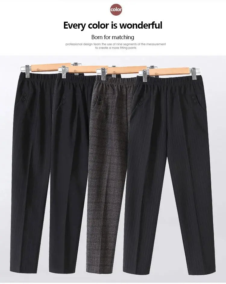 Stilvolle Plüsch Hose für Damen mit geradem Bein