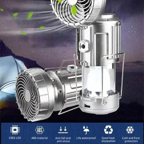 🌞 Sommer-Angebot 2025 – Jetzt -50 % 🔥 Tragbare LED-Campinglampe mit integriertem Ventilator 💡🌬️ Perfekt für heiße Nächte!