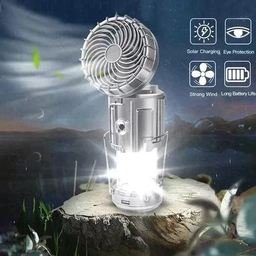 🌞 Sommer-Angebot 2025 – Jetzt -50 % 🔥 Tragbare LED-Campinglampe mit integriertem Ventilator 💡🌬️ Perfekt für heiße Nächte!