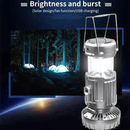 🌞 Sommer-Angebot 2025 – Jetzt -50 % 🔥 Tragbare LED-Campinglampe mit integriertem Ventilator 💡🌬️ Perfekt für heiße Nächte!
