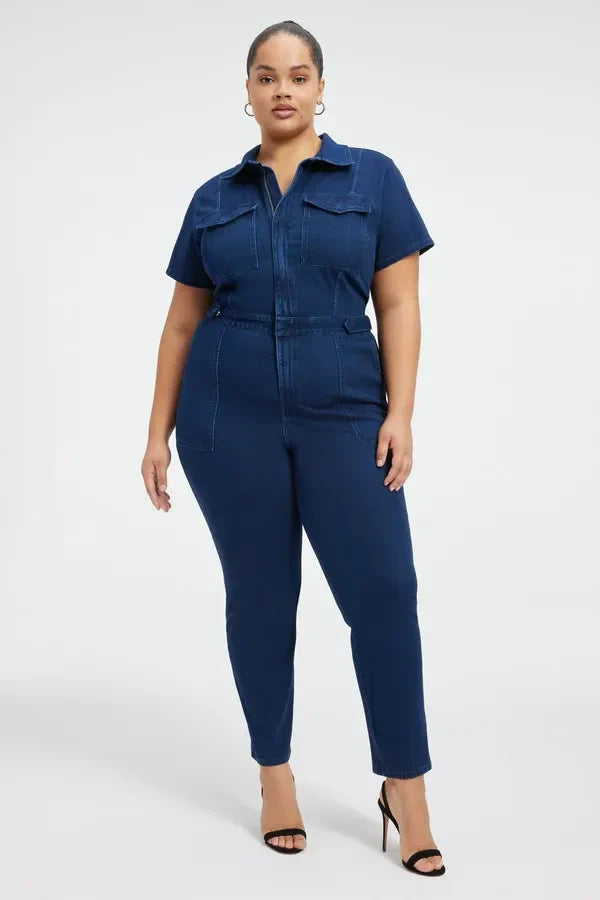 Enger Bootcut-Denim-Overall (2 Stück kaufen, versandkostenfrei)