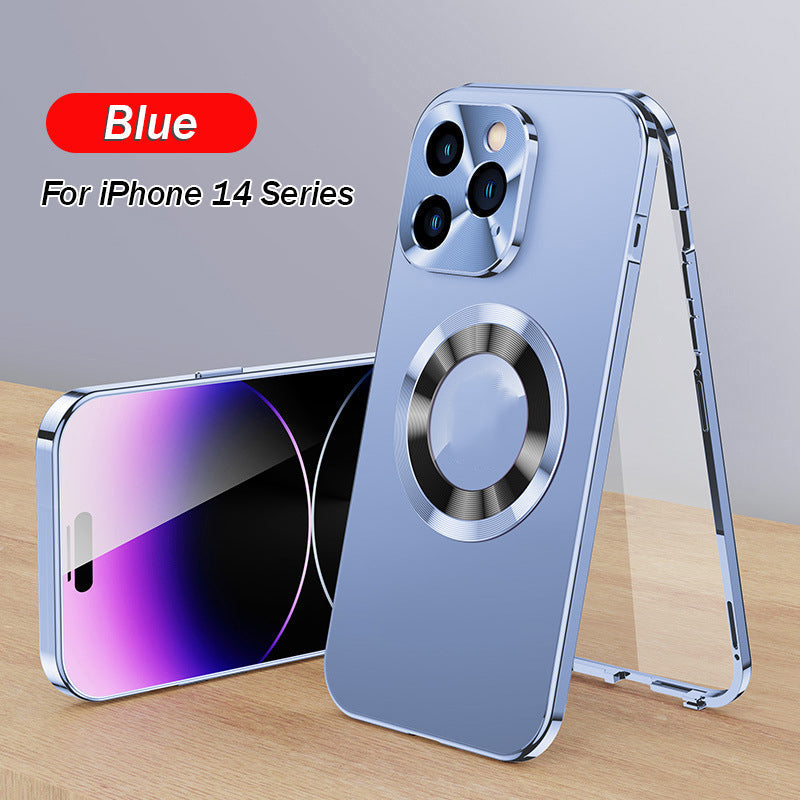 ⏳Begrenzte Zeit 50% Rabatt💥Beidseitig galvanisiertes Glas Magnetische Handyhülle