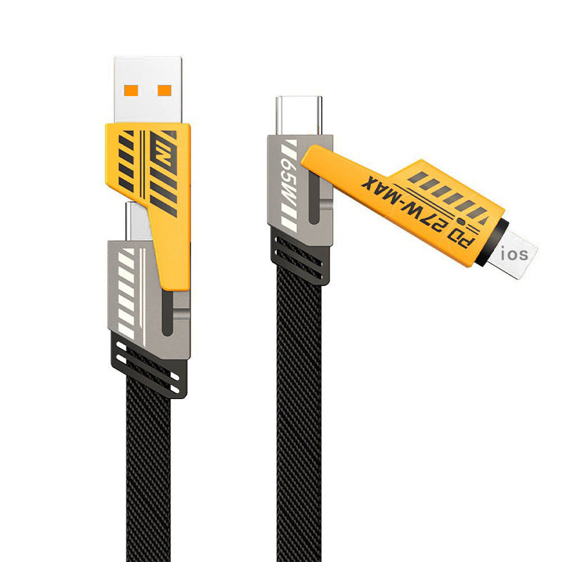 🔥 Kaufe 2, erhalte 1 gratis 😍4-in-1-PD-Schnellladekabel, 27 W, 65 W