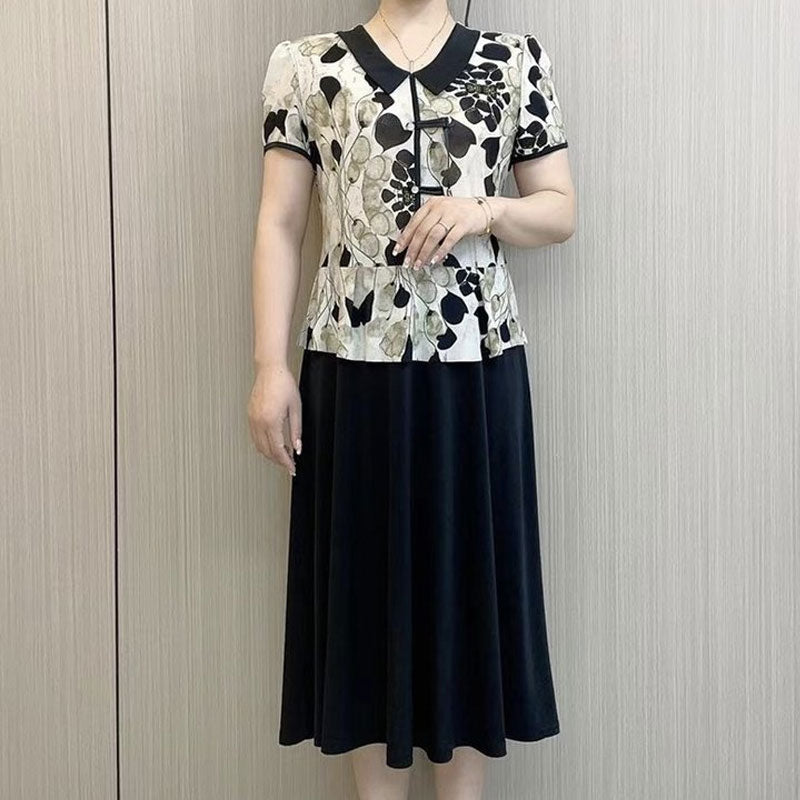 Sweet Fake 2-teiliges Kleid in Übergröße für Damen