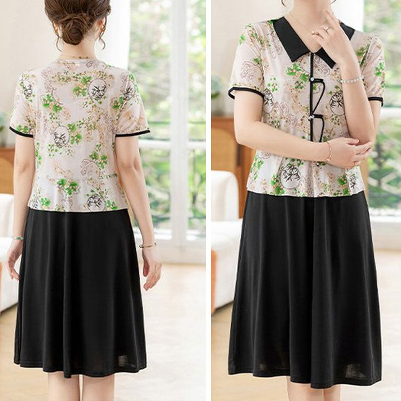 Sweet Fake 2-teiliges Kleid in Übergröße für Damen