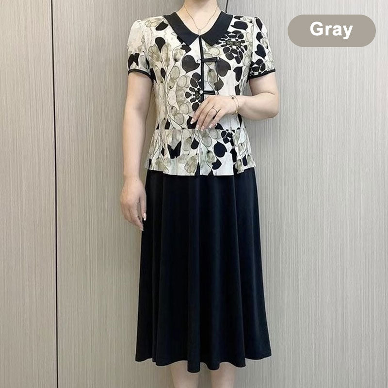 Sweet Fake 2-teiliges Kleid in Übergröße für Damen