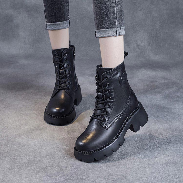 Women's Orthopedic Comfortable Leather Boots - Free Shipping