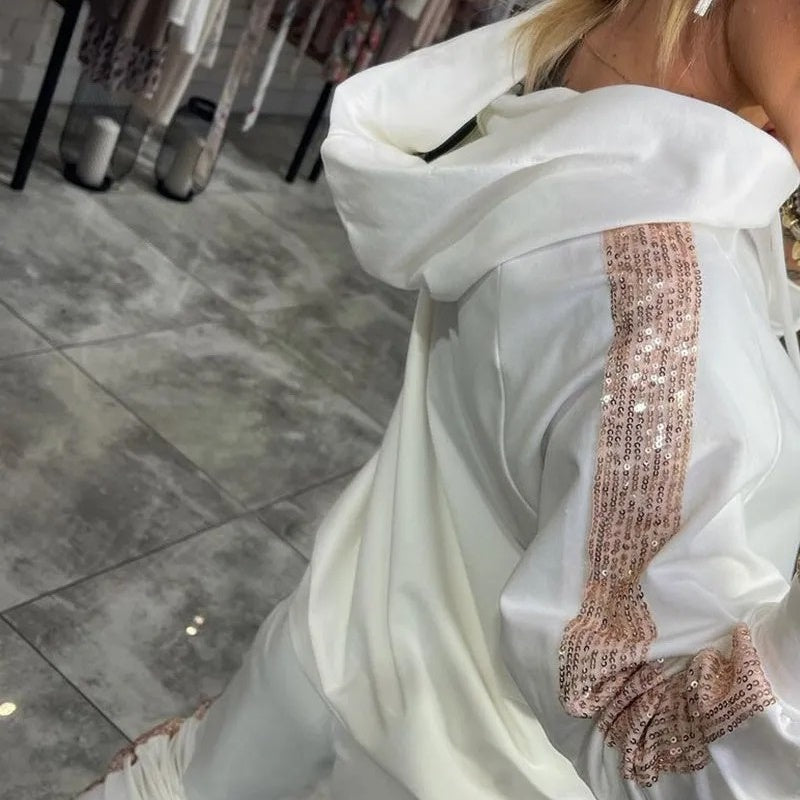 ✨Herbst-Neuankünfte Begrenzte Zeit 40% Rabatt✨Damen Kapuzenoberteile mit Kordelzug & Hosen 2-Teiliges Set