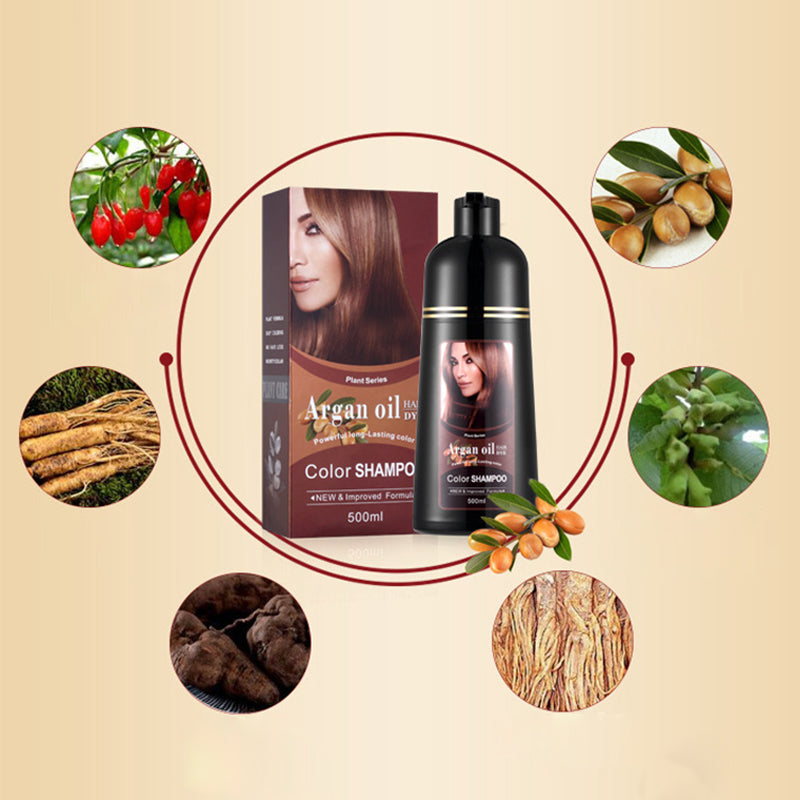 🔥 50% RABATT! 🔥 2-in-1 Color & Pflege Shampoo - Langanhaltende Haarfarbe mit Intensiver Pigmentierung 💁♀️✨