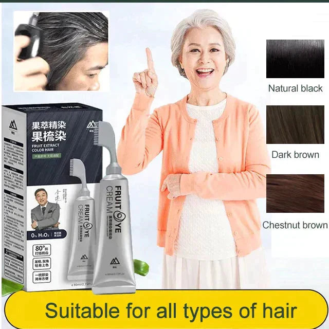đ 3 KAUFEN, 2 GRATIS! đâš Fruchtessenz-HaarfĂ€rbekamm â Sanft fĂ€rbend und pflegend fĂŒr glĂ€nzendes Haar đââïžđ