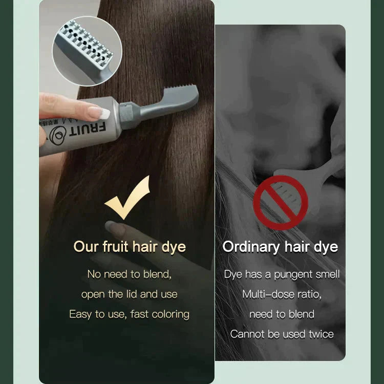 đ 3 KAUFEN, 2 GRATIS! đâš Fruchtessenz-HaarfĂ€rbekamm â Sanft fĂ€rbend und pflegend fĂŒr glĂ€nzendes Haar đââïžđ