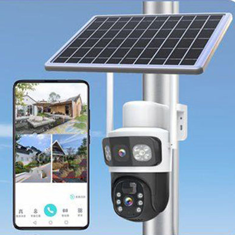 💯Limited Time 50% Off - Dual Lens Wireless Solar Security Camera for Outdoor Use