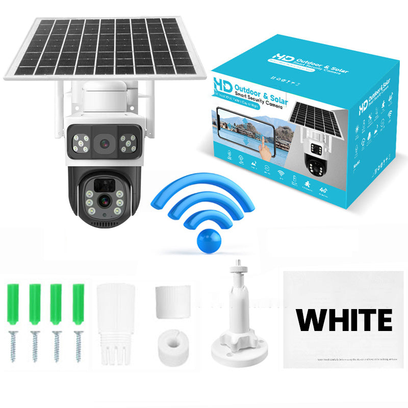 💯Limited Time 50% Off - Dual Lens Wireless Solar Security Camera for Outdoor Use