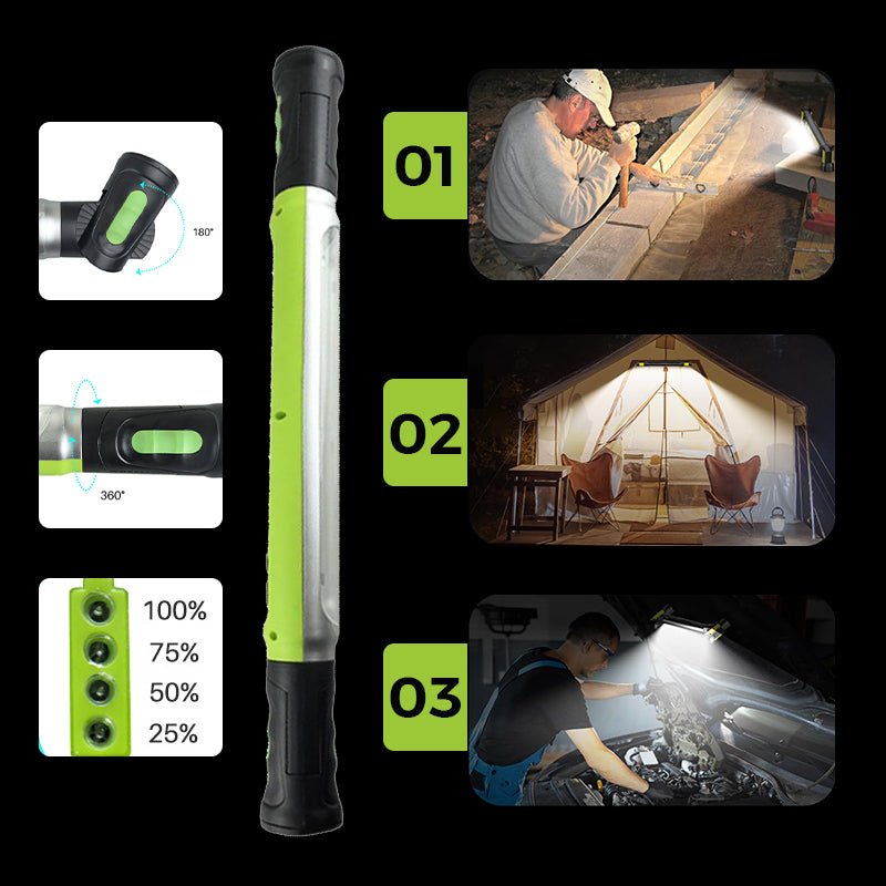 🔥3000LM LED-Arbeitsleuchte mit Haken