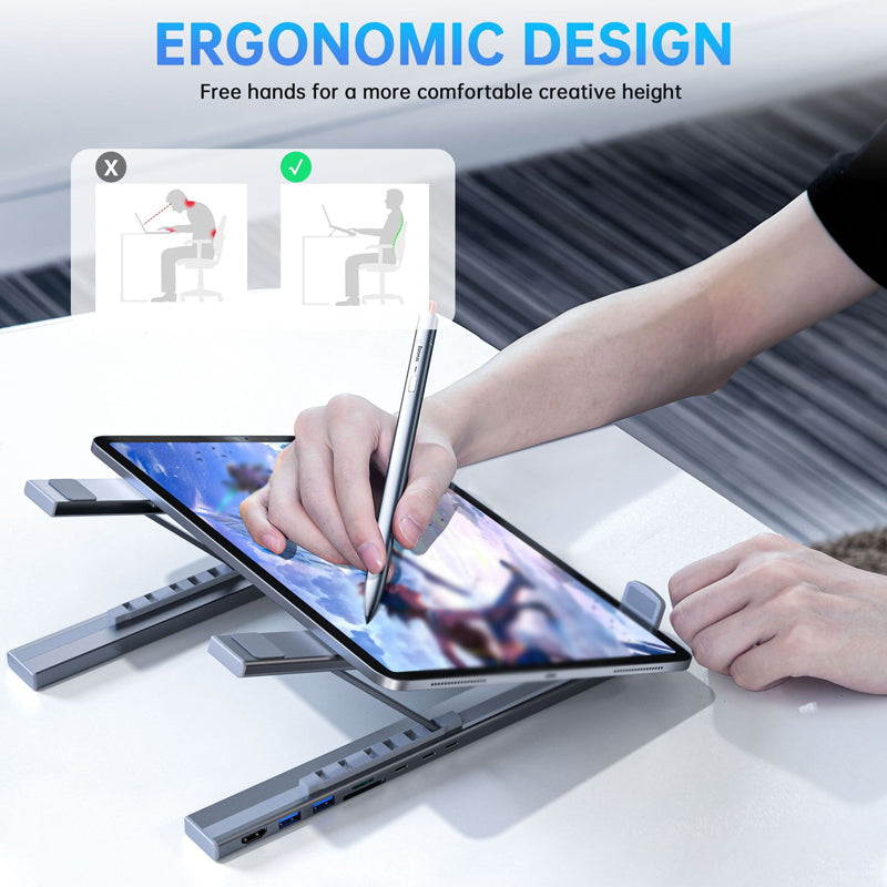 USB-C-Dockingstation-Laptopständer mit 4K HDMI Nein