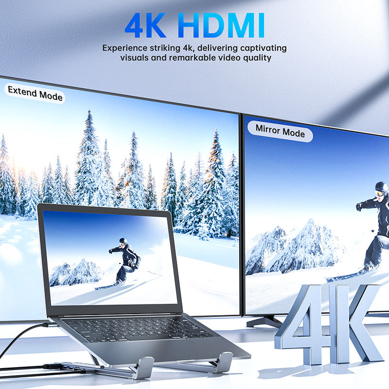 USB-C-Dockingstation-Laptopständer mit 4K HDMI Nein