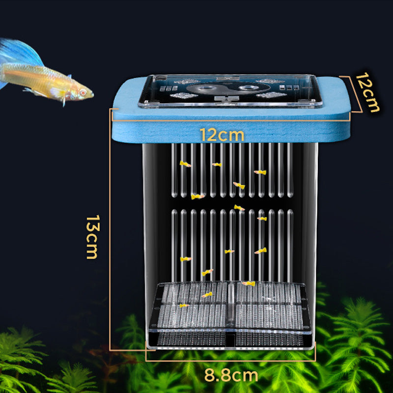 🐟💧 Nur für kurze Zeit zum halben Preis! 4-lagiger, abnehmbarer Acryl-Fischbrutkasten 🛡️ — Mit Schutzfunktion für sichere Aufzucht Ihrer Jungfische 🐠✨