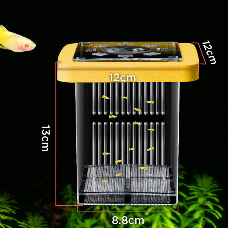 🐟💧 Nur für kurze Zeit zum halben Preis! 4-lagiger, abnehmbarer Acryl-Fischbrutkasten 🛡️ — Mit Schutzfunktion für sichere Aufzucht Ihrer Jungfische 🐠✨