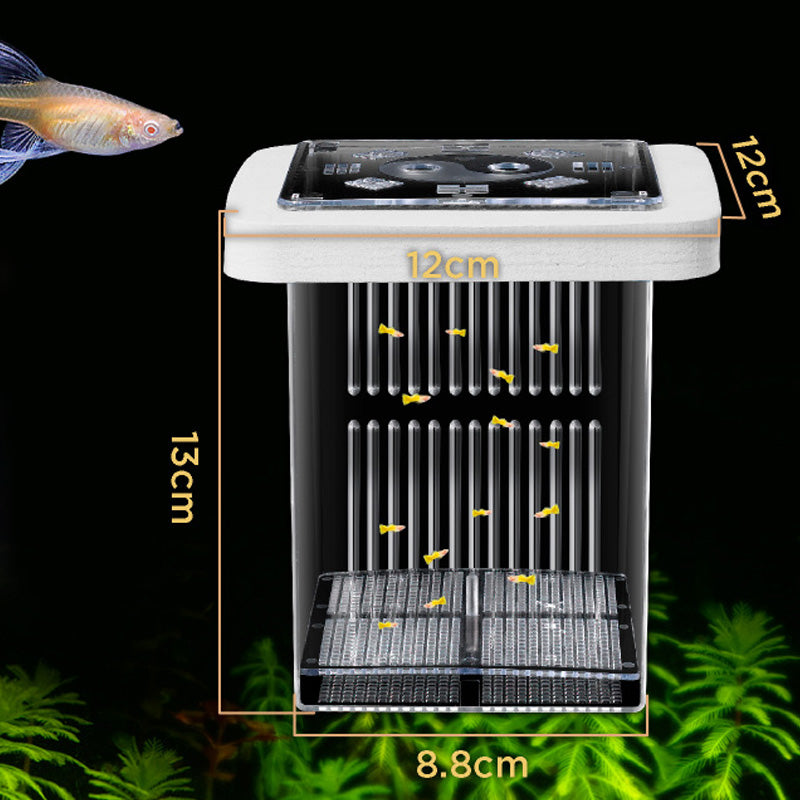 🐟💧 Nur für kurze Zeit zum halben Preis! 4-lagiger, abnehmbarer Acryl-Fischbrutkasten 🛡️ — Mit Schutzfunktion für sichere Aufzucht Ihrer Jungfische 🐠✨