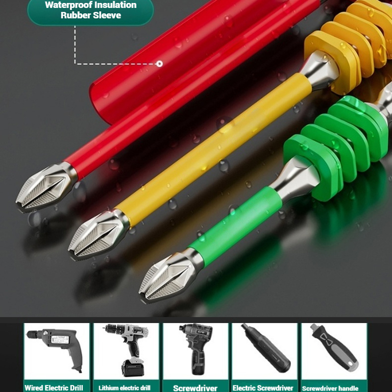 💪Limited Time 50% Off-Non-Slip Magnetic Phillips Bit mit Feder
