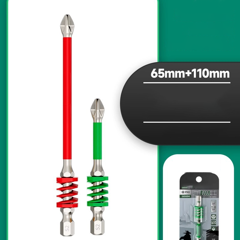 💪Limited Time 50% Off-Non-Slip Magnetic Phillips Bit mit Feder