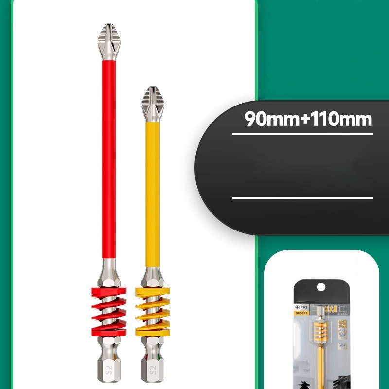 💪Limited Time 50% Off-Non-Slip Magnetic Phillips Bit mit Feder