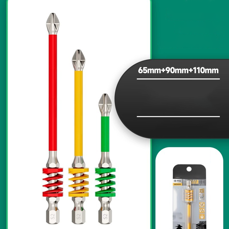 💪Limited Time 50% Off-Non-Slip Magnetic Phillips Bit mit Feder