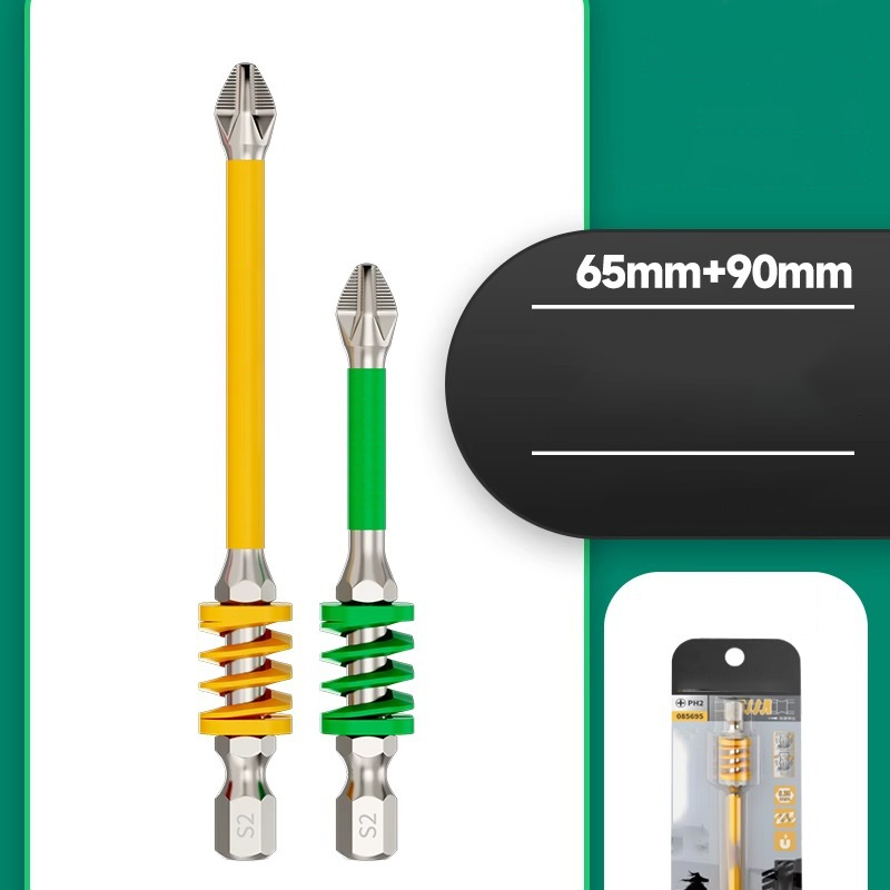 💪Limited Time 50% Off-Non-Slip Magnetic Phillips Bit mit Feder