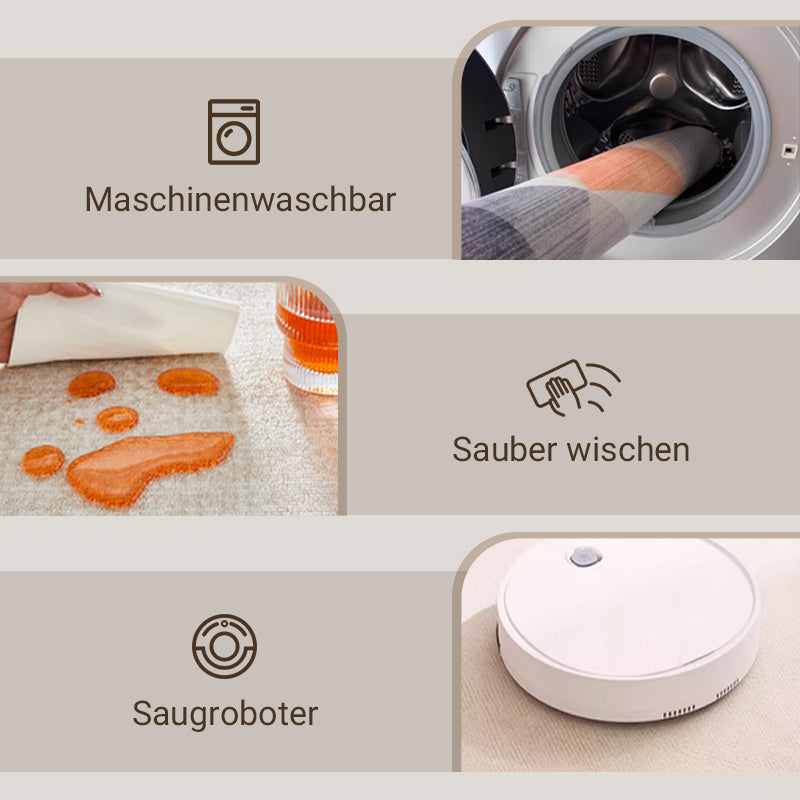 🎁 Schönes Geschenk🥳Luxuriöser schmutzabweisender Teppich