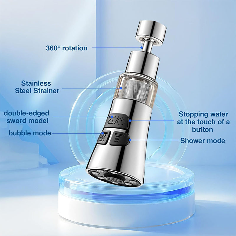 🚿 360° Schwenkbarer Wasserhahn-Aufsatz für die Küche -50 % Rabatt – Flexibles Design für müheloses Spülen 💧✨