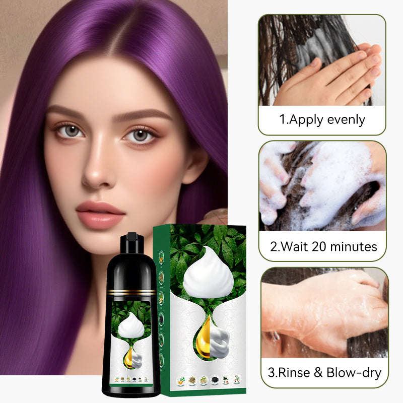 🎁 MEHR KAUFEN, MEHR SPAREN! 🌿✨ Pflanzenbasierte Schaum-Haarfarbe – Sanft & langanhaltend