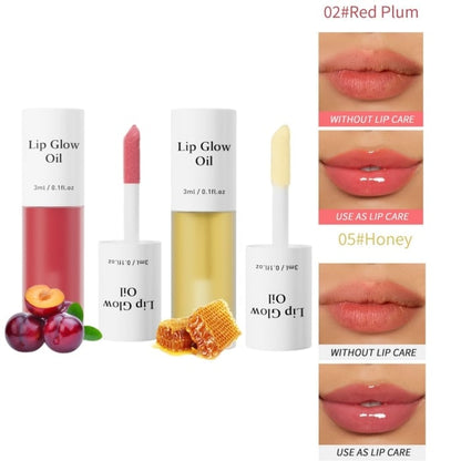 💋 Holen Sie sich den perfekten Schmollmund ✨ Getöntes Lip Glow Oil – Für üppige, hydratisierte Lippen mit einem natürlichen Glanz! 💖