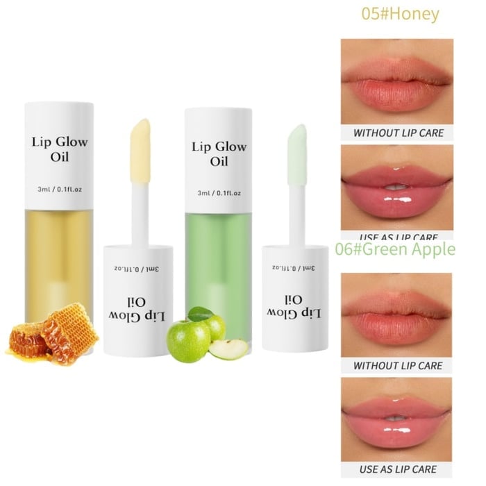 💋 Holen Sie sich den perfekten Schmollmund ✨ Getöntes Lip Glow Oil – Für üppige, hydratisierte Lippen mit einem natürlichen Glanz! 💖