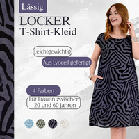 🌸Lässiges Boho-Vintage-Kleid mit Print🌈
