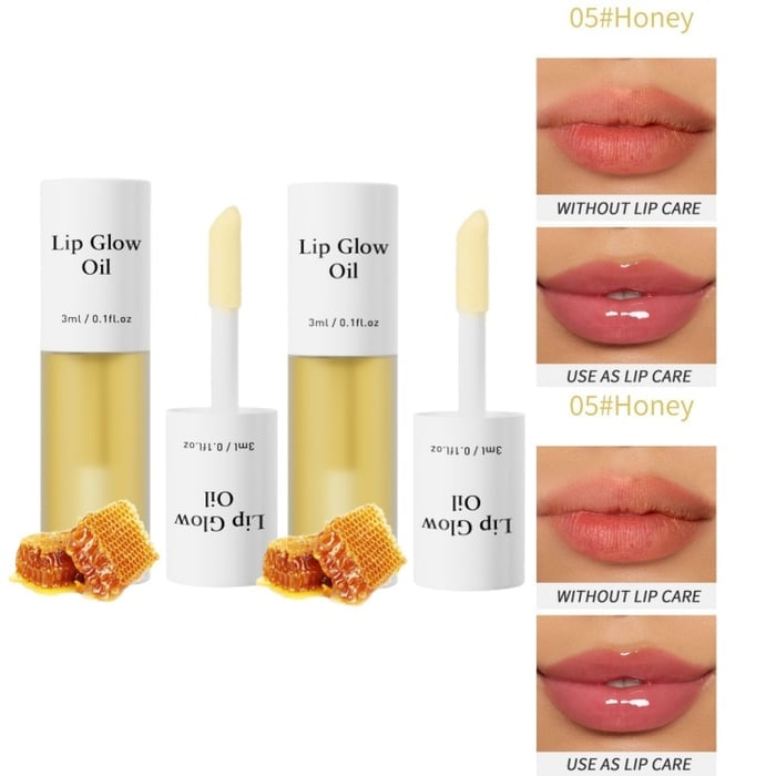 💋 Holen Sie sich den perfekten Schmollmund ✨ Getöntes Lip Glow Oil – Für üppige, hydratisierte Lippen mit einem natürlichen Glanz! 💖