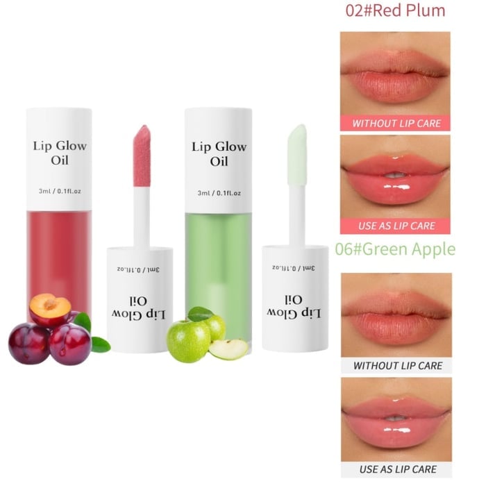 💋 Holen Sie sich den perfekten Schmollmund ✨ Getöntes Lip Glow Oil – Für üppige, hydratisierte Lippen mit einem natürlichen Glanz! 💖