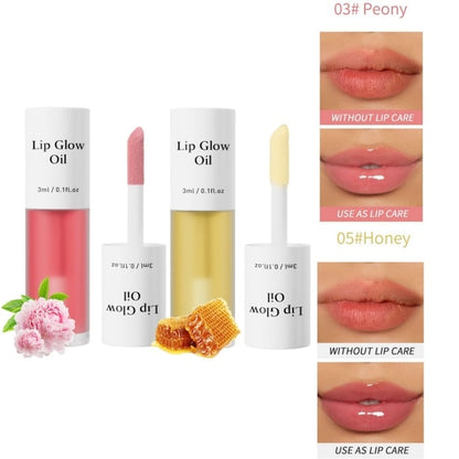 💋 Holen Sie sich den perfekten Schmollmund ✨ Getöntes Lip Glow Oil – Für üppige, hydratisierte Lippen mit einem natürlichen Glanz! 💖
