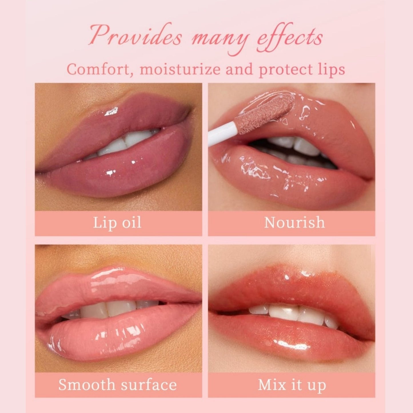 💋 Holen Sie sich den perfekten Schmollmund ✨ Getöntes Lip Glow Oil – Für üppige, hydratisierte Lippen mit einem natürlichen Glanz! 💖