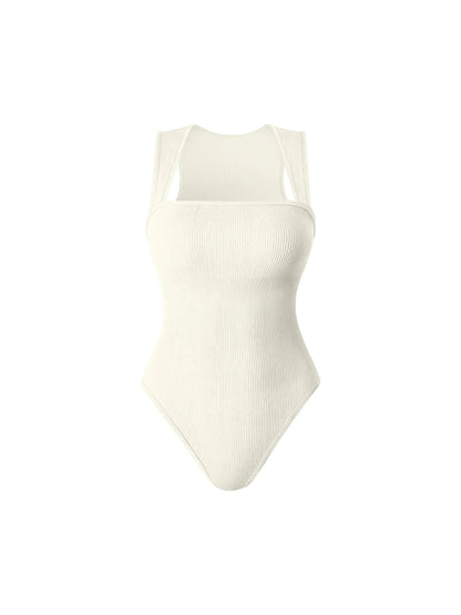 💕Letzter Tag: 60 % Rabatt💕Ärmellose figurformende Bodysuits mit Bauchkontrolle🩱