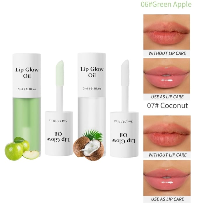 💋 Holen Sie sich den perfekten Schmollmund ✨ Getöntes Lip Glow Oil – Für üppige, hydratisierte Lippen mit einem natürlichen Glanz! 💖