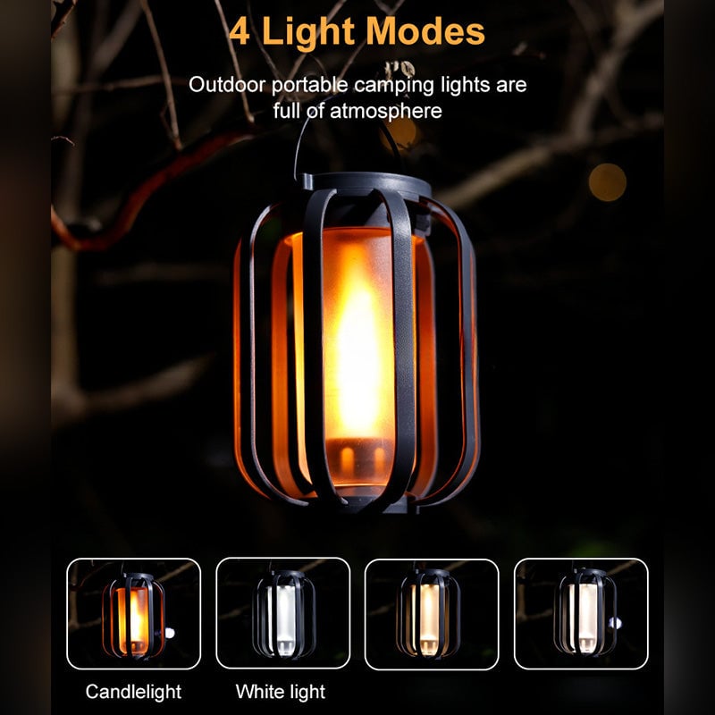 🔥Upgraded flackernde Flamme Solar Laterne im Freien wasserdichtes Licht