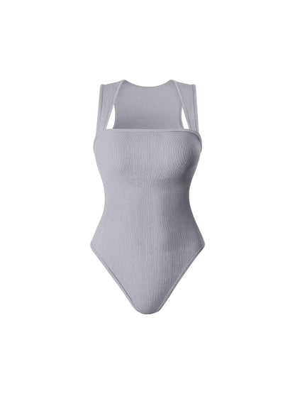 💕Letzter Tag: 60 % Rabatt💕Ärmellose figurformende Bodysuits mit Bauchkontrolle🩱