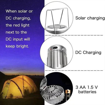 🌞 Sommer-Angebot 2025 – Jetzt -50 % 🔥 Tragbare LED-Campinglampe mit integriertem Ventilator 💡🌬️ Perfekt für heiße Nächte!