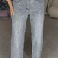 💝2025 Hete verkoop 50% korting🔥Jeans met rechte pijpen en strass-steentjes