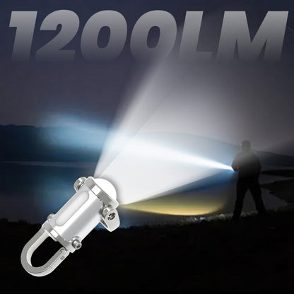 🔥Heißer Verkauf 40% OFF🌟1200LM Superhelle Mini-Schlüsselanhänger-Taschenlampe Wasserdicht