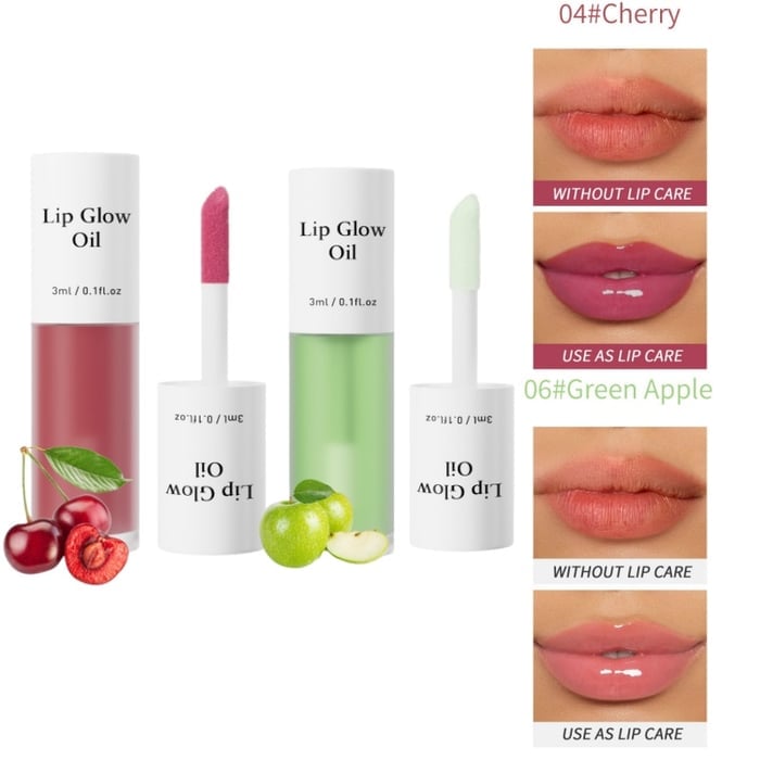 💋 Holen Sie sich den perfekten Schmollmund ✨ Getöntes Lip Glow Oil – Für üppige, hydratisierte Lippen mit einem natürlichen Glanz! 💖