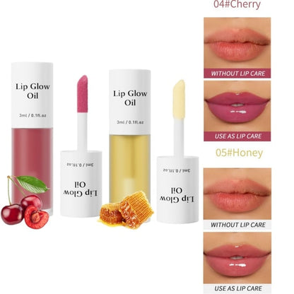 💋 Holen Sie sich den perfekten Schmollmund ✨ Getöntes Lip Glow Oil – Für üppige, hydratisierte Lippen mit einem natürlichen Glanz! 💖