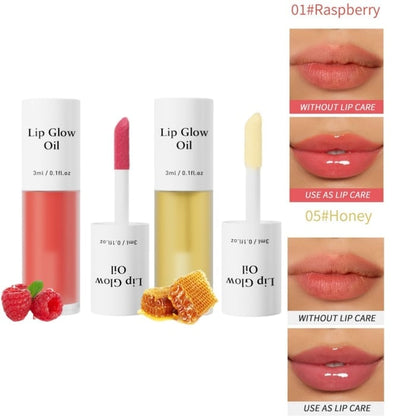 💋 Holen Sie sich den perfekten Schmollmund ✨ Getöntes Lip Glow Oil – Für üppige, hydratisierte Lippen mit einem natürlichen Glanz! 💖